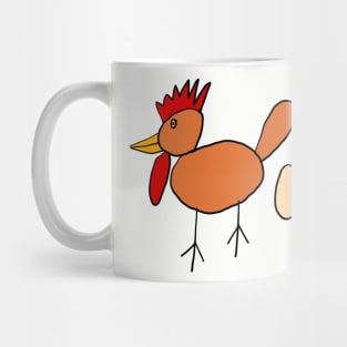 Kids Chicken Drawing Mug
